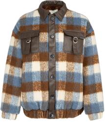 Firetrap Риза с дълъг ръкав Firetrap Women's Check Pattern Long Sleeve Button Overshirt - Brown Check