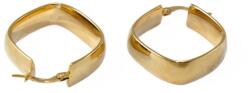 Ékszershop Modern szögletes arany fülbevaló (1328960)