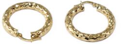 Ékszershop Vésett karika arany fülbevaló (1329917)