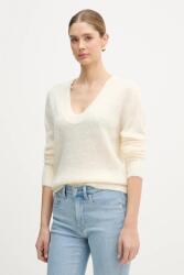 Benetton pulóver moherkeverékből - bézs S - answear - 36 990 Ft