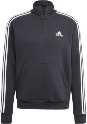 Adidas Мъжко горнище с цип Adidas 3 Stripe Zip Top Mens - Black/White