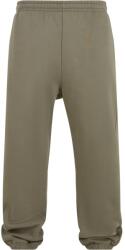 Build Your Brand Pantaloni de trening pufoși pentru bărbați Fluffy - Măslin verzui | L (BY286-1000384518)