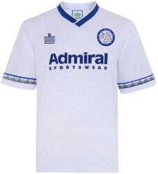 Score Draw Мъжка футболна фланелка Score Draw SD Leeds United Retro Home Shirt 1993 Mens - White/blue