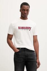 Tommy Jeans pamut póló - bézs S - answear - 20 990 Ft