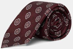 HUGO selyem nyakkendő - burgundia Univerzális méret