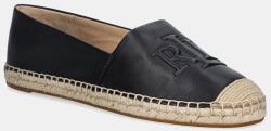 Lauren Ralph Lauren bőr espadrilles Cameryn Lg 2 - fekete Női 37.5