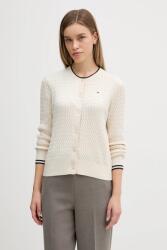Tommy Hilfiger pamut kardigán - bézs M - answear - 61 990 Ft