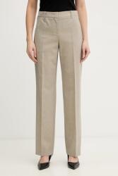 BOSS gyapjú nadrág - bézs 36 - answear - 103 990 Ft