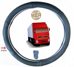 Autolife Teherautós Valódi bőr furgon kormányvédő DS01BK-45CM (DS01BK45CM) - akcio-shop