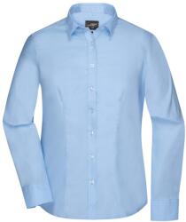 James & Nicholson (Daiber) Hosszú ujjú női ing JN681 - Világoskék | S (1-JN681-1766595)