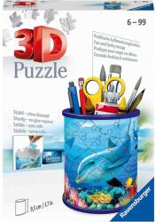 Ravensburger Puzzle 3D Delfin Suport Pixuri, 54 Piese (RVS3D11176) - ejuniorul