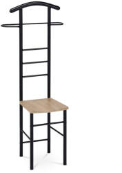 Artium Fekete szobainas sonoma tölgy dekorral, 90 kg teherbírással 81870 (art81870-BK)