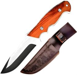 HARAHU Cuțit outdoor GD-39063 - Argintiu / Negru / Maro KP39063