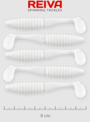 NEVIS Zander power shad 8cm 5db/cs /fehér/ (9901-801) - nextfish