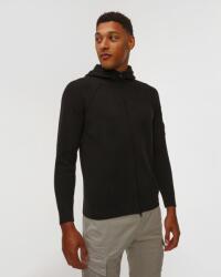 C.P. Company Hanorac Pentru Bărbați C. p. Company Lambswool Grs Hooded Full Zip Sweater Negru