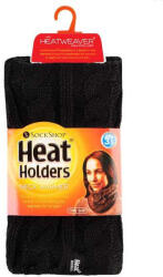 Heat Holders Stílusos Kötött Nyakmelegítő Nőknek - Téli Védelem fekete