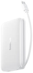 Baseus PicoGo Qi2 Magnetic vezeték nélküli gyorstöltő powerbank 10000 mAh, 27W, fehér (P10076805213-00) - bstrade