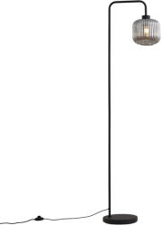 QAZQA Design állólámpa fekete füstüveggel - Ana (110402)