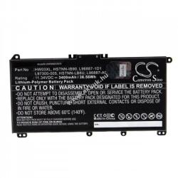 VHBW Helyettesítő akkuHP Pavilion 15 EG0073CL 3400mAh