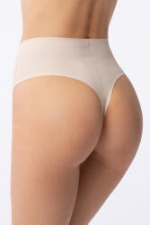 Julimex Simple String Maxi magas derekú, varrásmentes tanga, bézs, S