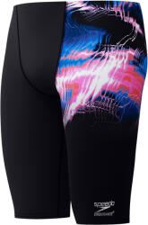 Speedo Placement Printed Jammer Black/Pink XL - UK38
