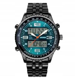  SunJas óra zöld számlappal