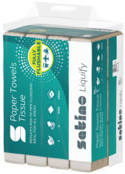 WEPA Satino Wepa Liquify V hajtogatott kéztörlő 2 rétegű, cellulóz 24x21 cm 12x336lap/zsák (4032 lap)