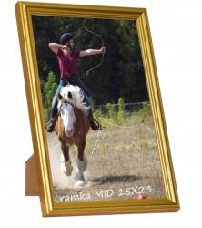 Marek & Darek Fotókeret Felállítható Vagy Felakasztható 15X23 Hullám Arany 15 MM (429003)