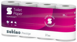 WEPA Satino Wepa Prestige toalettpapír 3 rétegű, fehér, 150 lap, 8 tek/csg 8 csomag/zsák - tisztitoszertrendelek