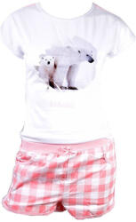  Ushuaia Jegesmedve Pink női rövid pizsama S-XXL