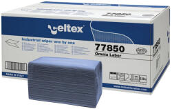 Celtex Omnia Labor hajtogatott kéztörlő kék, 3 réteg, 25x30cm, 8x230/karton