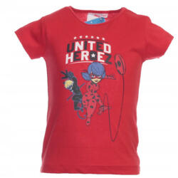  Katicabogár és Fekete macska kalandjai United Red gyerek rövid póló, felső 6 év / 116 cm