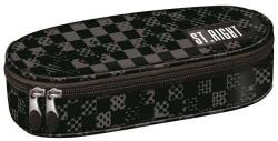 St. Majewski St. Right ovális tolltartó - Chessboard Crush (666964) - iskolataskawebshop
