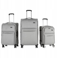 AGA Travel Utazási bőrönd szett MR4676 Világosszürke (MR4676 - Light Grey)