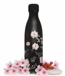 Ars Una duplafalú fémkulacs-500 ml - Flowery black