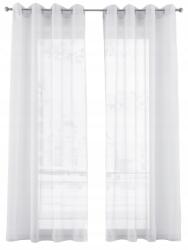 Bonprix 140/265 gurulós függöny, 100% poliészter, fehér (555202)