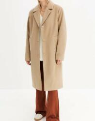 Bonprix 36-os Gyapjú Optikás Kabát, bézs színű