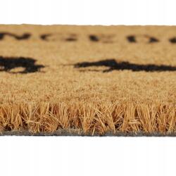 Relaxdays Kókusz lábtörlő, 40×60cm, csúszásgátló, kültéri/beltéri használatra