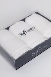 SOFT COTTON MICRO COTTON kis törölközős ajándékcsomag, 3 db Vaj szín / Ecru
