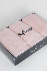 SOFT COTTON MICRO COTTON kis törölközős ajándékcsomag, 3 db Púder