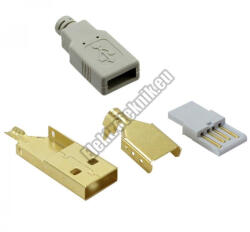  5050D USB A szerelhető dugó