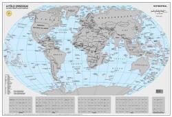 Stiefel Kaparós Világtérkép, 84x57 cm, STIEFEL, A Föld országai, arany bevonat (VTSKF) - officesprint