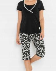 Bonprix 40/42-ES Kismama És Szoptatós Pizsama 3/4-ES Nadrággal