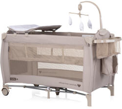 Chipolino Bella multifunkciós utazóágy - tiramisu - aprotalpak