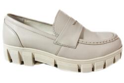 Nessi Női félcipő, Size 37, bőr, bézs színű (21086)