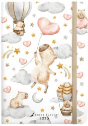 Lizzy Card Dolce Blocco Secret Calendar, heti tervező, B6, 2026, Be Capy (LIZ-26217599)