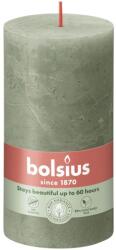 Bolsius Gyertya Henger Rustic Shine Fresh Olive Zöld 68X130Mm