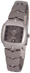 ASTRON 5260-1 női karóra, szürke színű alumínium tok, szürke alumínium csat, szürke számlap, keményített ásványüveg, quartz szerkezet, cseppmentes vízállóság (5260-1) - astronora