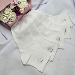 Aura Via Gumi nélküli köztes szárú zokni fehér színben 5 pár/cs 35-38 64428