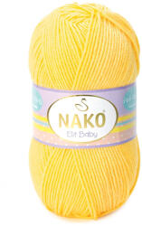  Nako Elit baby bolyhosodásmentes fonal 02857 - Sárga